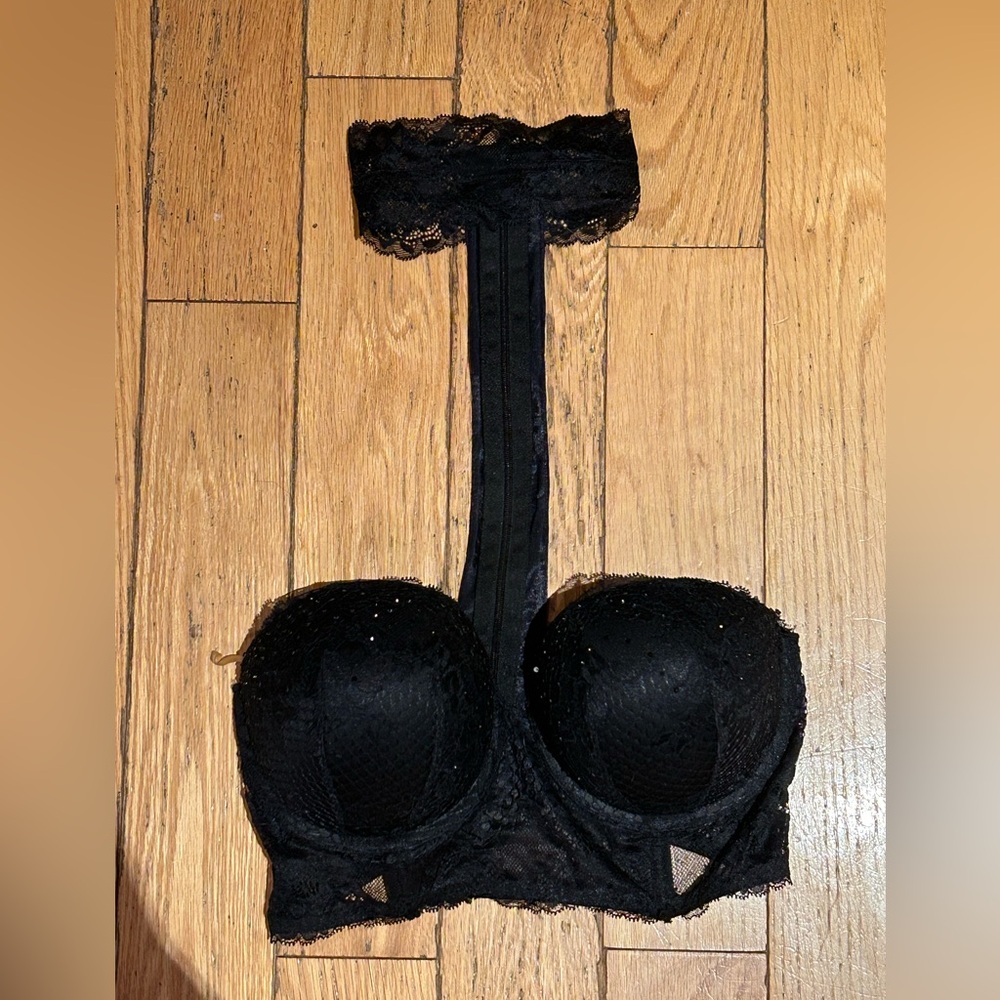 La Senza bralette with choker combo black size small